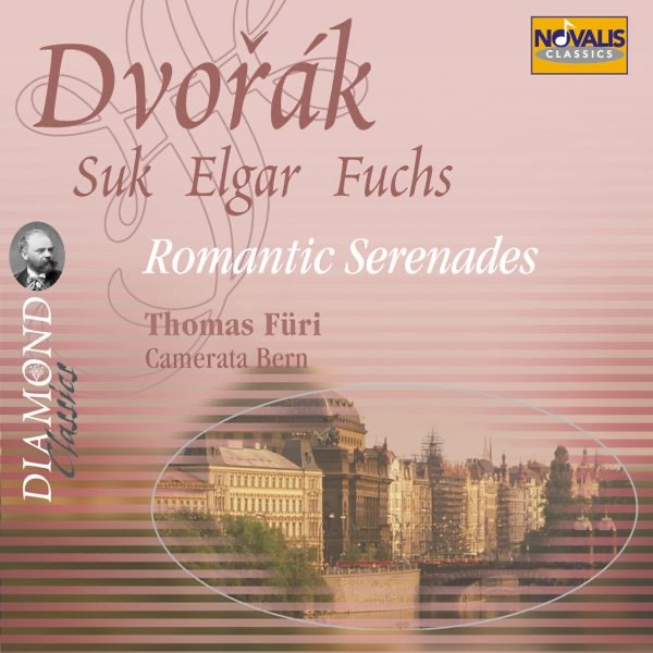 Обложка альбома «Dvořák, Suk, Elgar & Fuchs: Romantic Serenades» — Camerata Bern & Thomas Füri