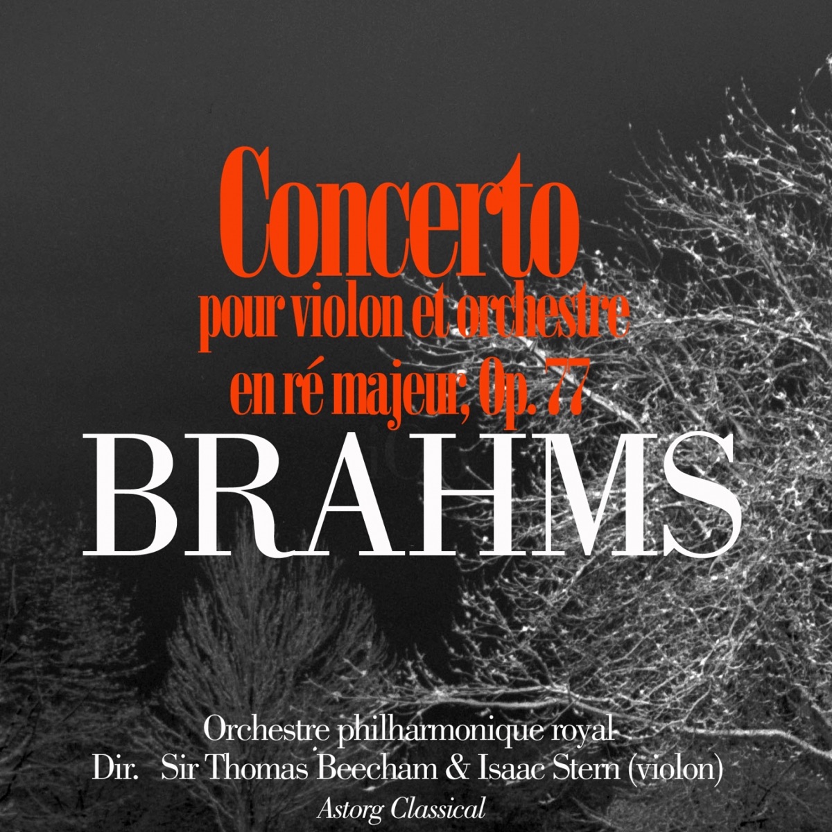 Brahms: Concerto pour violon et orchestre en ré majeur, Op. 77 cover art