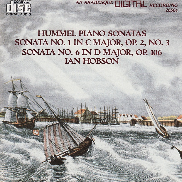 Обложка альбома «Hummel: Piano Sonatas, Volume 1» — Ian Hobson