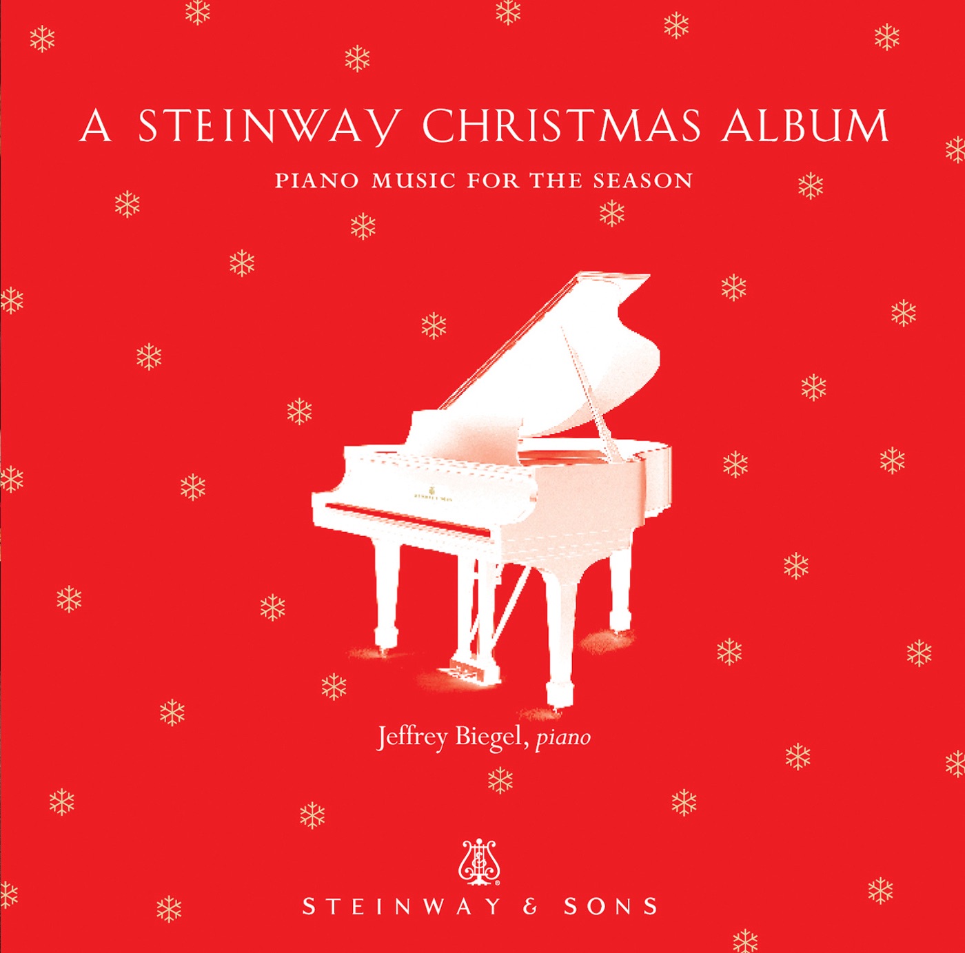 A Steinway Christmas Album by Jeffrey Biegel album cover