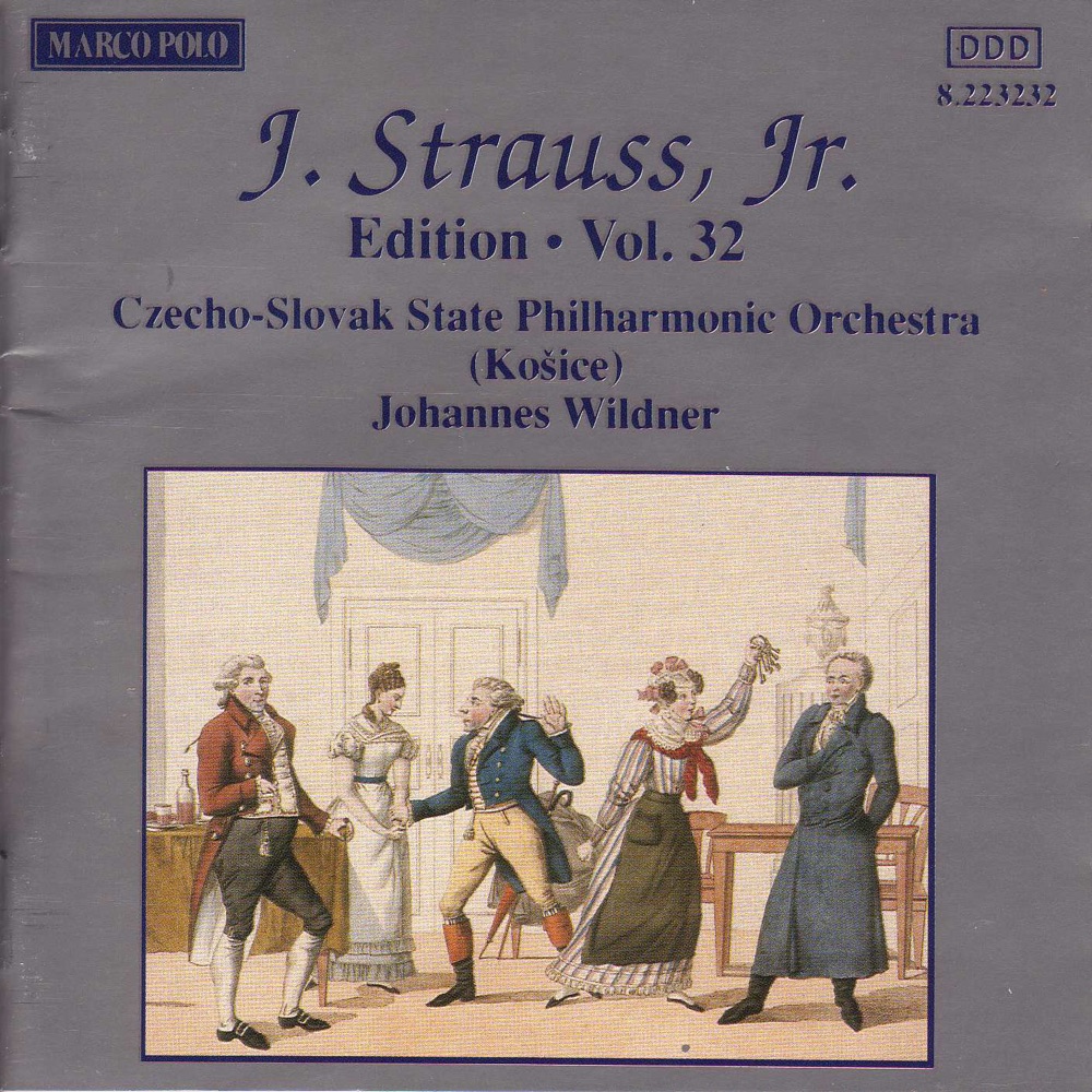 Обложка альбома «J Strauss II Edition, Vol. 32» — Johannes Wildner & Slovak State Philharmonic Orchestra