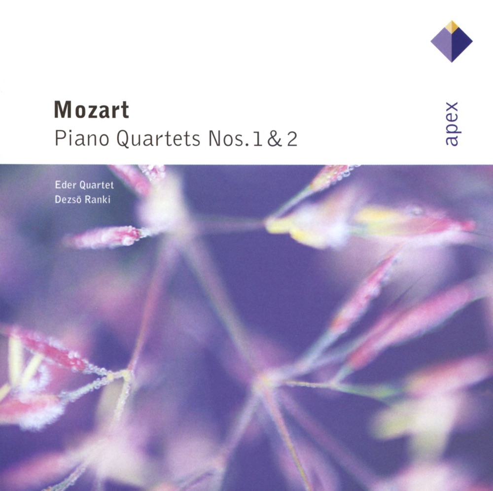 Обложка альбома «Mozart: Piano Quartets Nos. 1 & 2» — Dezsö Ranki & Éder Quartet