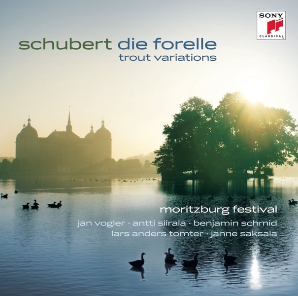 Обложка альбома «Schubert: Die Forelle - Trout Variations» — Jan Vogler, Antti Siirala & Janne Saksala