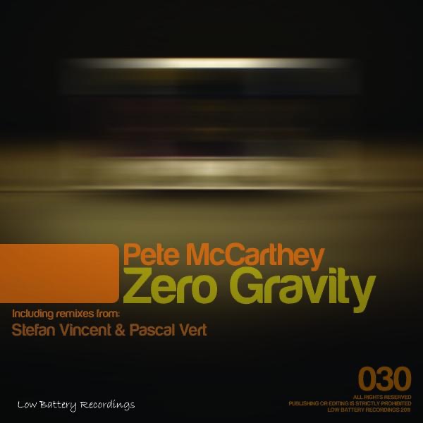 Обложка альбома «Zero Gravity - EP» — Pete McCarthey
