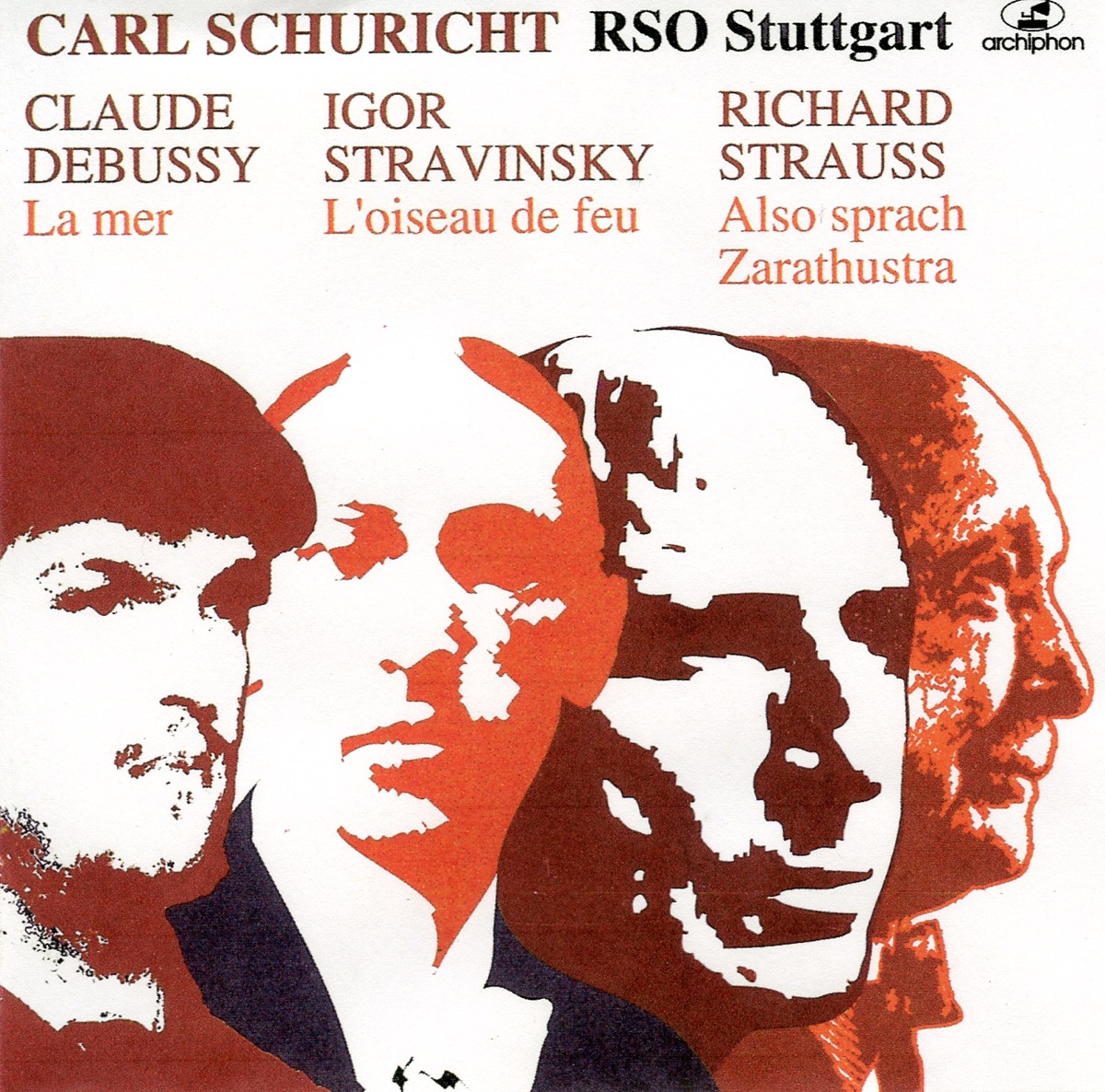 Debussy: La mer - Stravinsky: The Firebird Suite - Strauss: Also sprach Zarathustra cover art