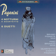Paganini.: 4 Nocturnes, 6 Duets & Quartet No. 7 - Paganini String Quartet, Bruno Pignata & Pino Briasco