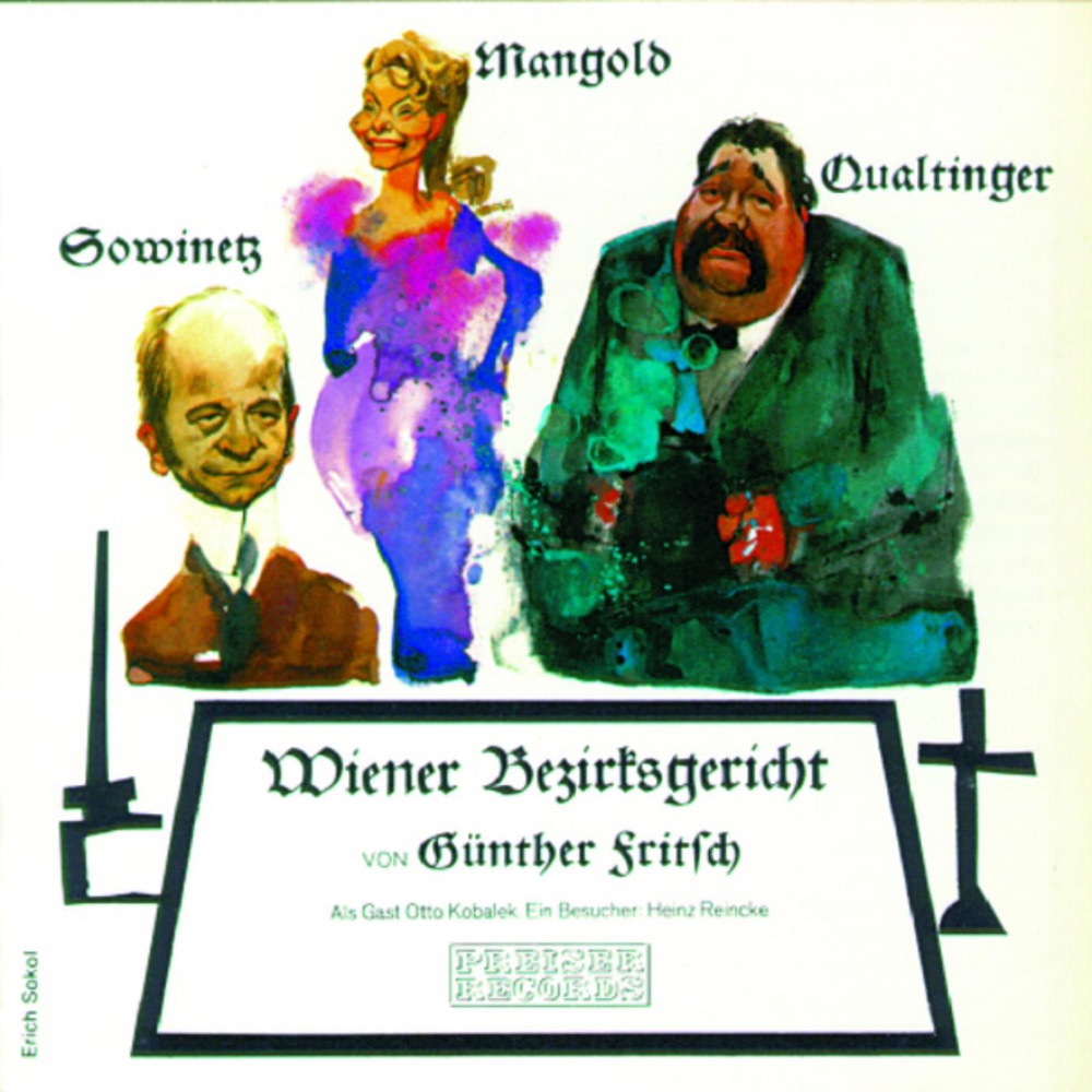 Обложка альбома «Wiener Bezirksgericht» — Helmut Qualtinger