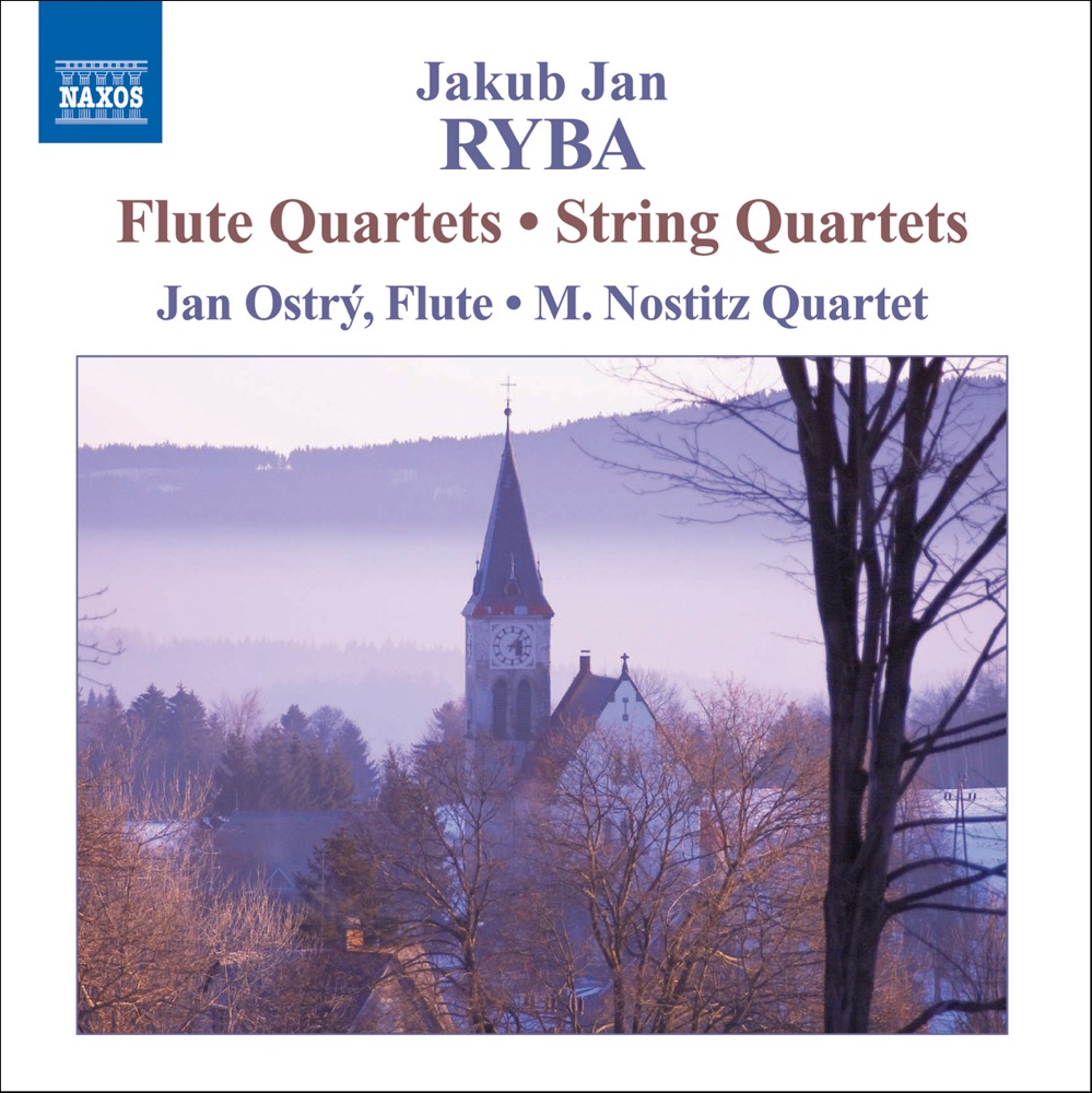 Обложка альбома «Ryba: 2 String Quartets, 2 Flute Quartets» — Jan Ostry & M. Nostitz Quartet