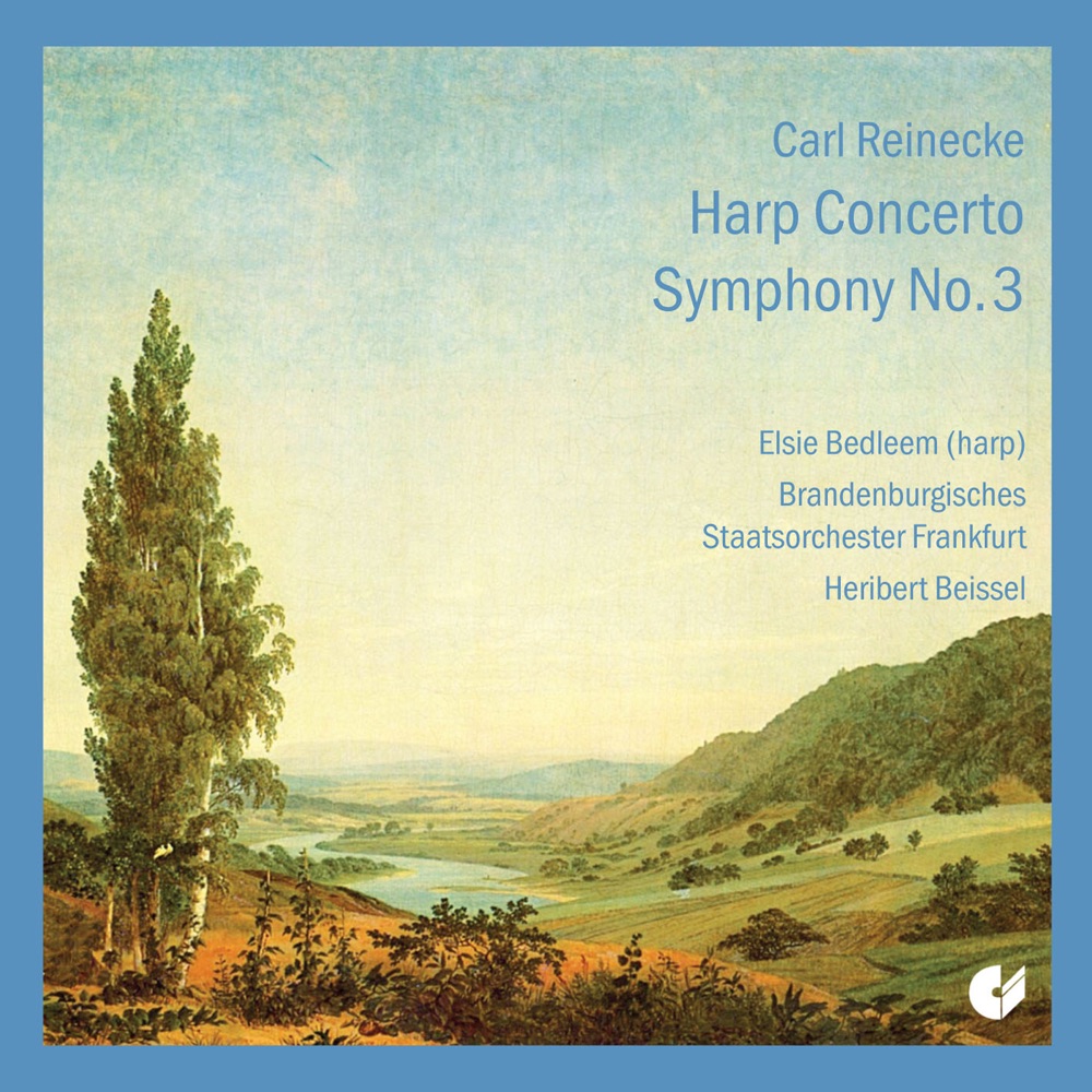 Обложка альбома «Reinecke: Harp Concerto - Symphony No. 3» — Heribert Beissel, Frankfurt Brandenburg State Orchestra & Elsie Bedleem