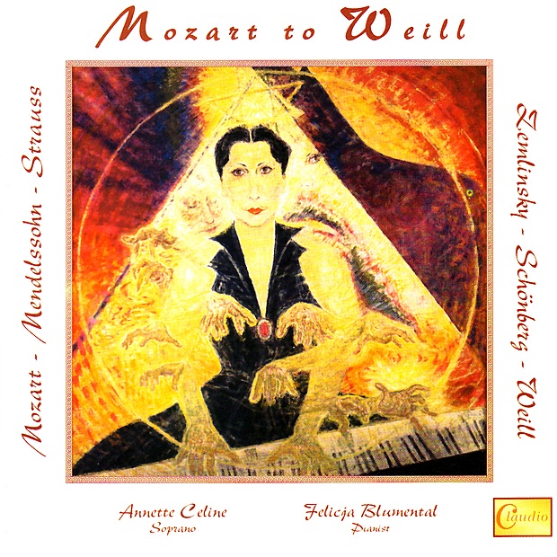 Обложка альбома «Mozart to Weill» — Felicja Blumental & Annette Celine
