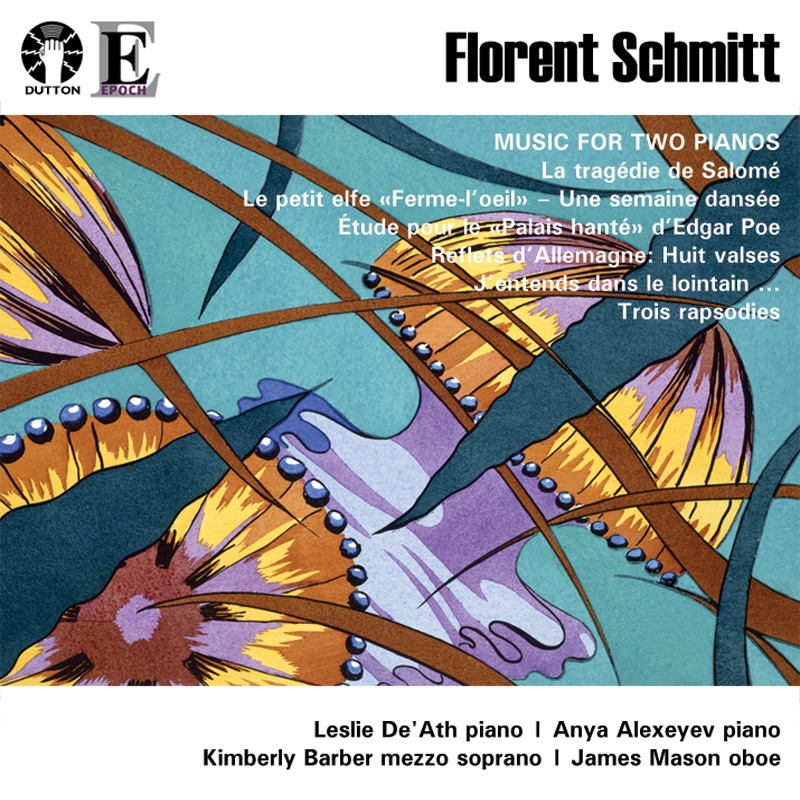 Обложка альбома «Florent Schmitt - Music for Two Pianos» — Leslie De'Ath, Anya Alexeyev, James Mason & Kimberly Barber