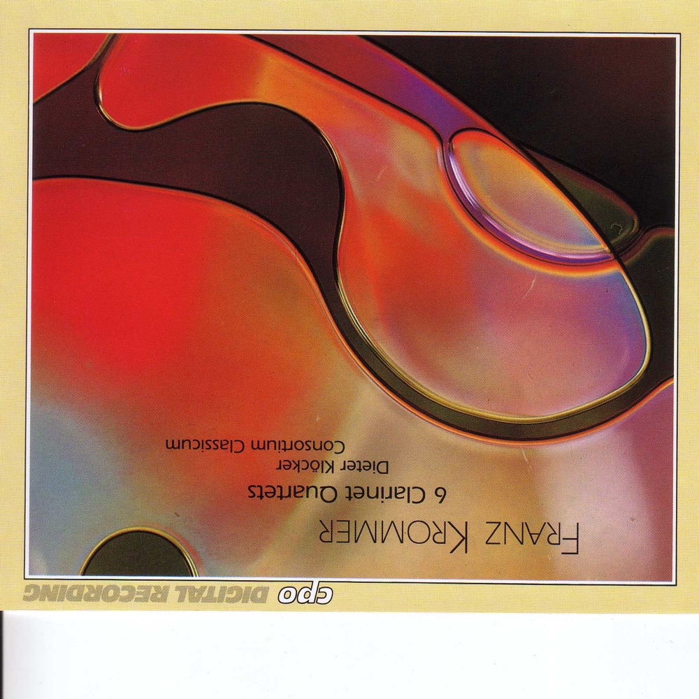 Обложка альбома «Krommer: Clarinet Quartets» — Consortium Classicum