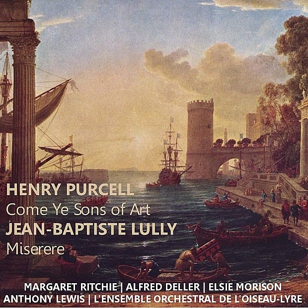Обложка альбома «Purcell: Come Ye Songs of Art - Lully: Miserere» — Anthony Lewis, Alfred Deller, Elsie Morison, L'ensemble Orchestral de L'oiseau-Lyre & Margaret Ritchie