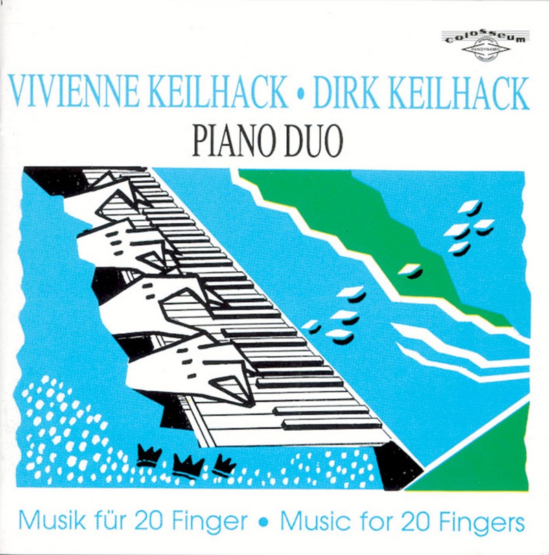 Обложка альбома «Schubert, Brahms, Reger, Debussy, Hindemith & Heider: Musik Fuer 20 Finger (Music for 20 Fingers)» — Vivienne Keilhack & Dirk Keilhack