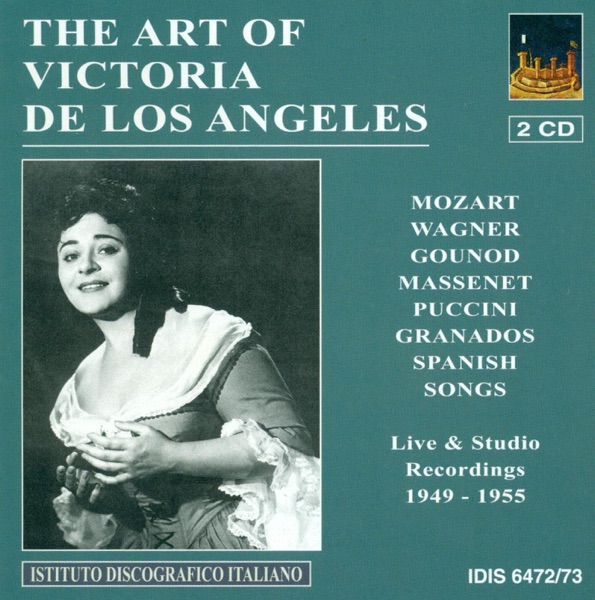 Vocal Recital: Angeles, Victoria De Los - Mozart, W.A. - Wagner, R. - Gounod, C.-F. - Massenet, J. - Granados, E. - Fuste, E. - Turina, J. (1949-1955)