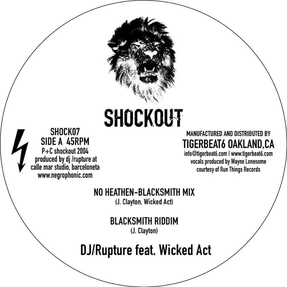 Обложка альбома «No Heathen (feat. Wicked Act) - EP» — DJ Rupture & Com.A