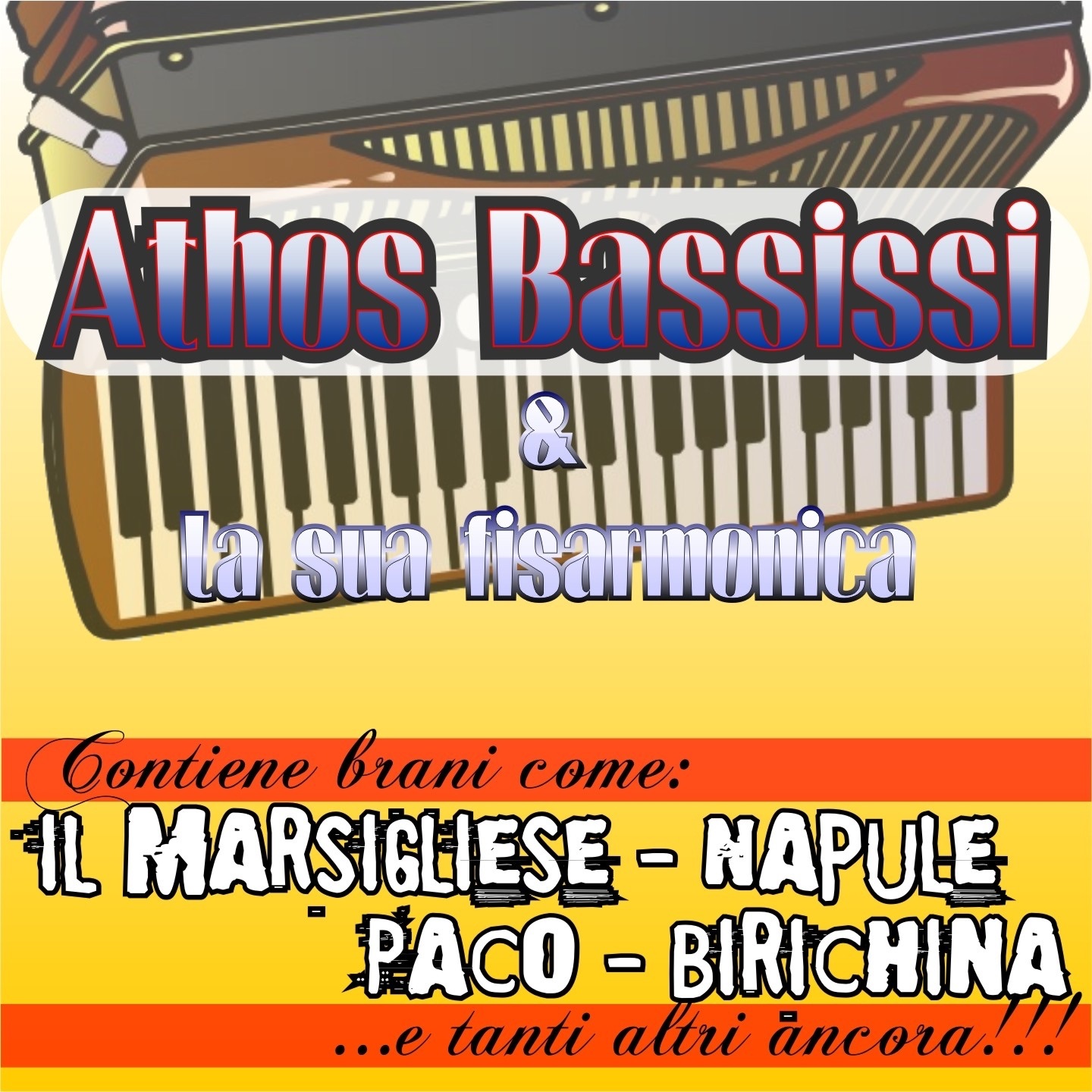 Athos Bassissi e la sua fisarmonica