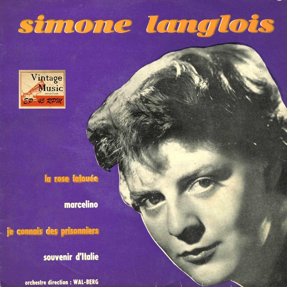 Обложка альбома «Vintage French Song Nº10 - EPs Collectors "Marcelino"» — Simone Langlois & Wal-Berg Orchestra