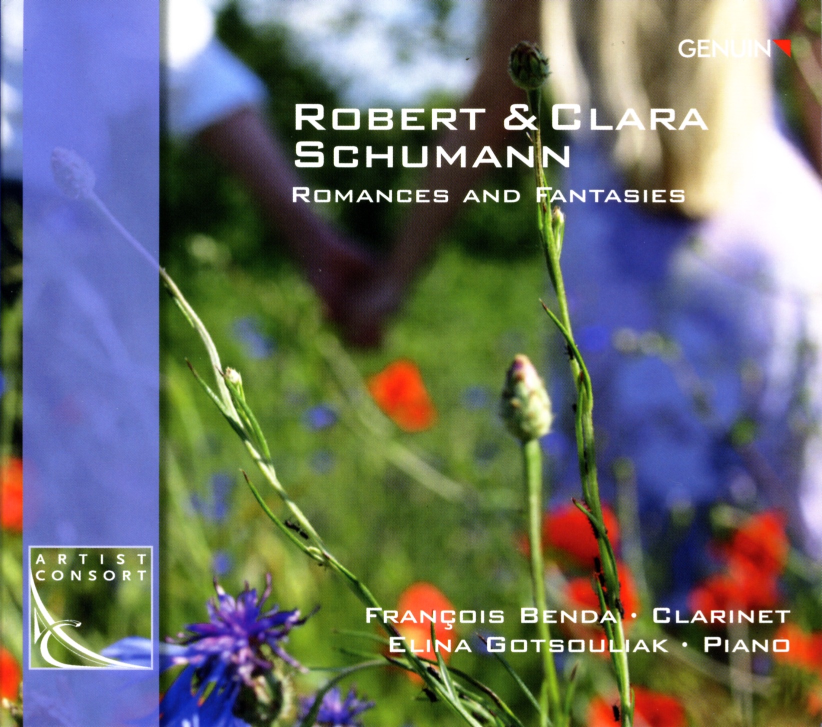 Schumann, Robert - Schumann, Clara Romances and Fantasies by Francois Benda & Elina Gotsouliak album cover