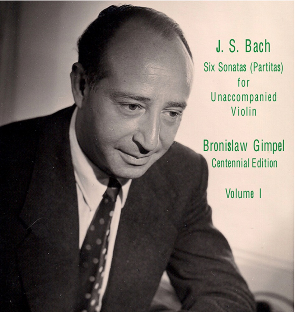 Обложка альбома «Bach: 6 Sonatas (Partitas) for Unaccompanied Violin, Vol. 1» — Bronislaw Gimpel