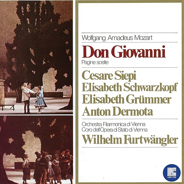 Обложка альбома «Mozart: Don Giovanni» — Cesare Siepi, Elisabeth Schwarzkopf, Elisabeth Grummer, Anton Dermota, Vienna Philharmonic, Wilhelm Furtwängler & Chorus of the Vienna State Opera