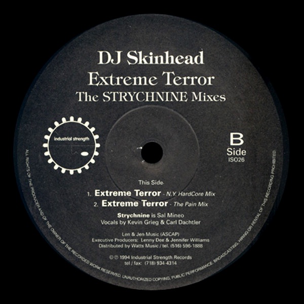 Extreme Terror - Strychnine & Temper Tantrum Remixes artwork