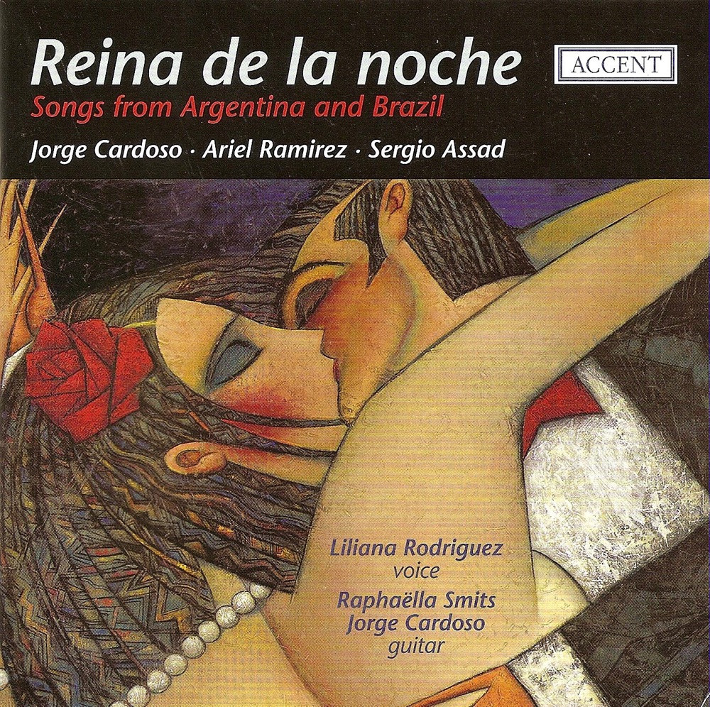 Обложка альбома «Reina de la Noche - Songs from Argentina and Brazil» — Raphaella Smits, Liliana Rodriguez & Jorge Cardoso