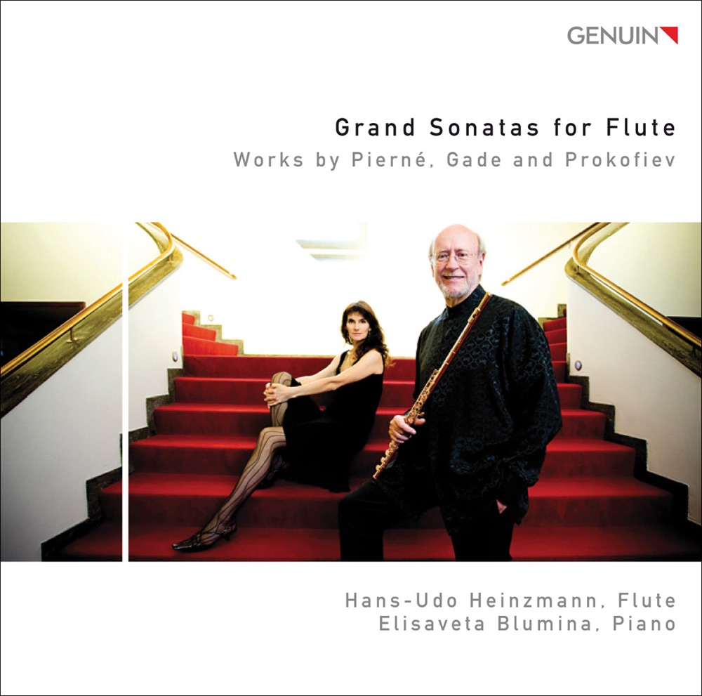 Обложка альбома «Grand Sonatas for Flute - Works by Pierné, Gade & Prokofiev» — Hans-Udo Heinzmann & Elisaveta Blumina