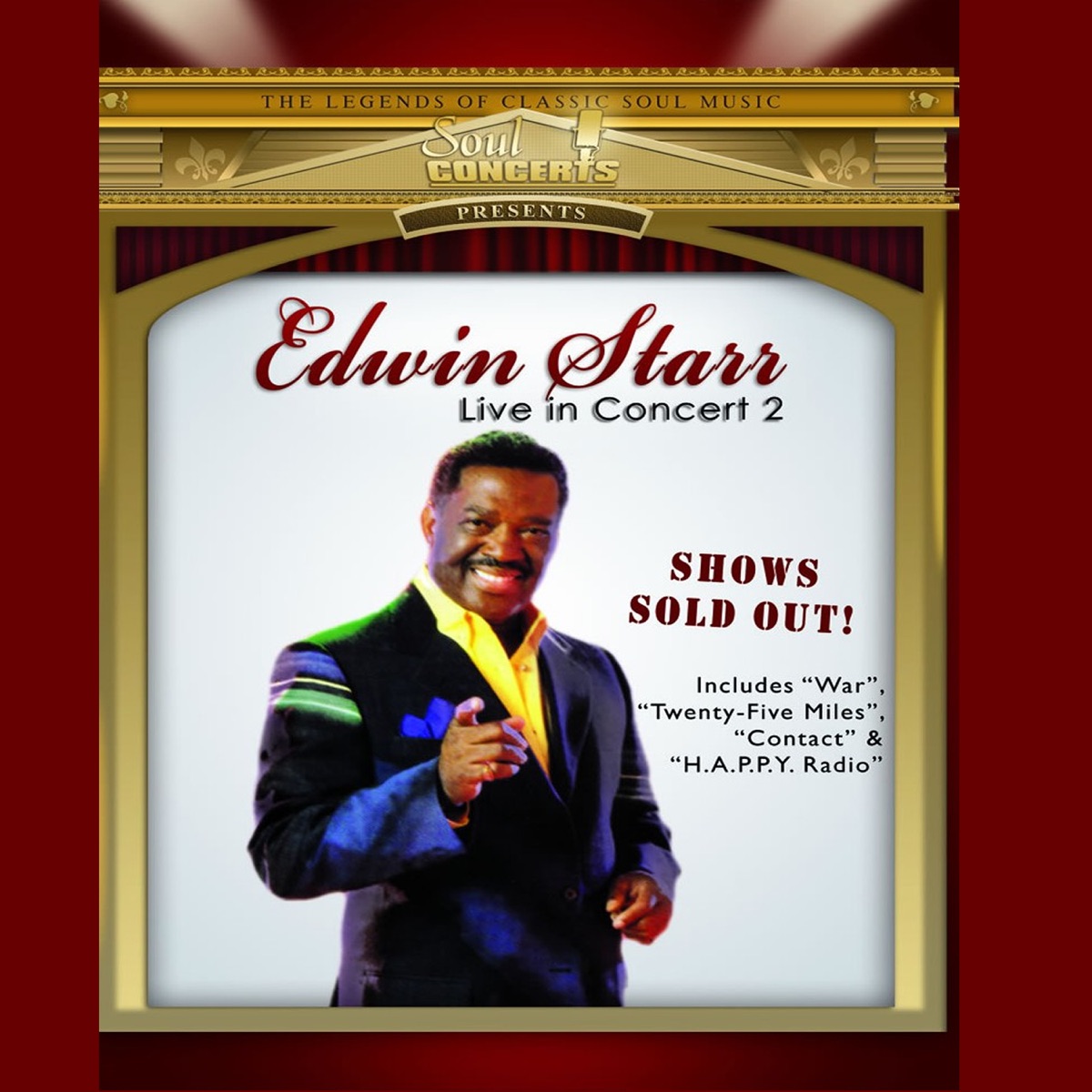 Edwin Starr Live In Concert cover