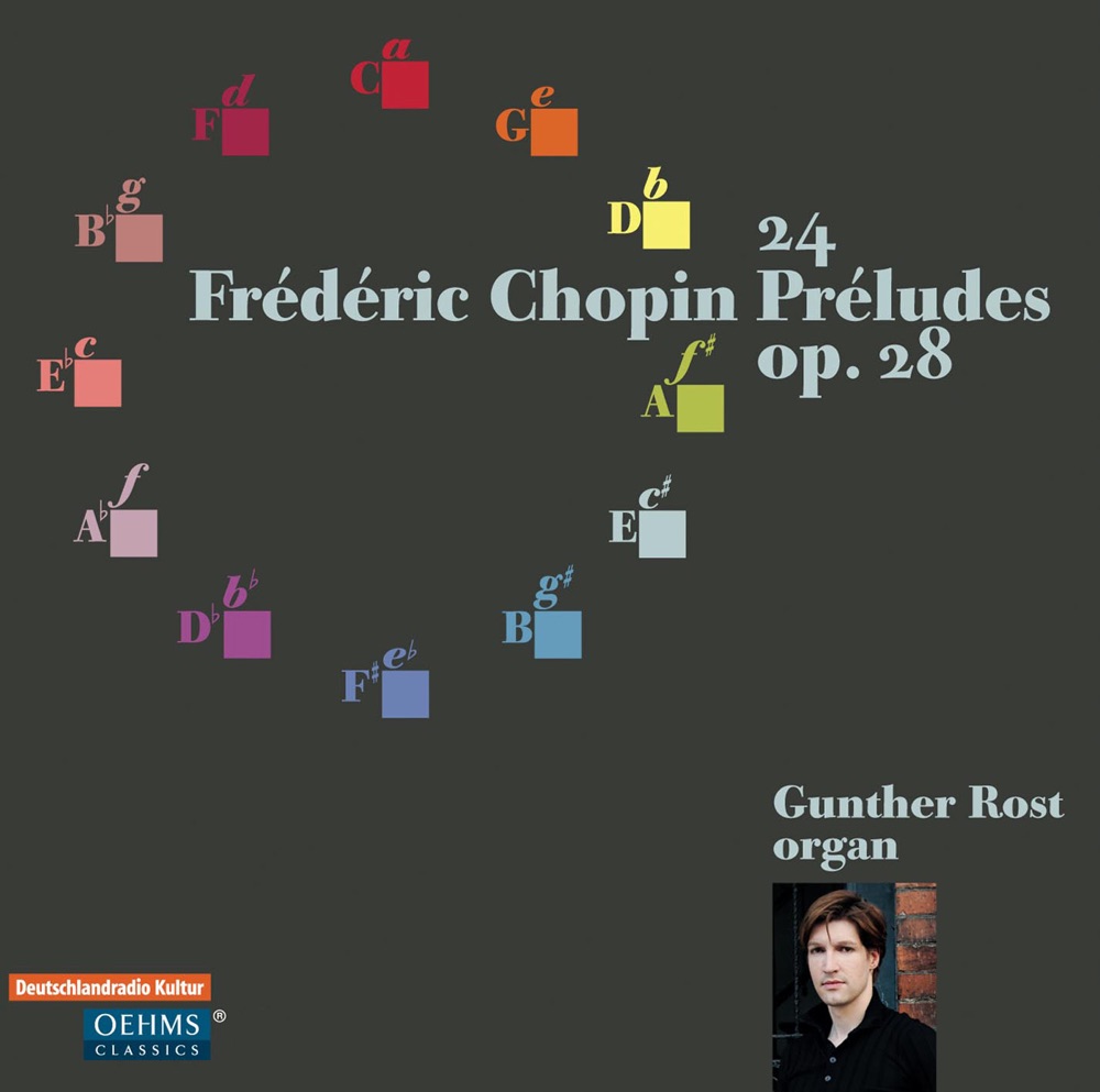 Обложка альбома «Chopin: 24 Préludes, Op. 28 (Arr. for Organ)» — Gunther Rost