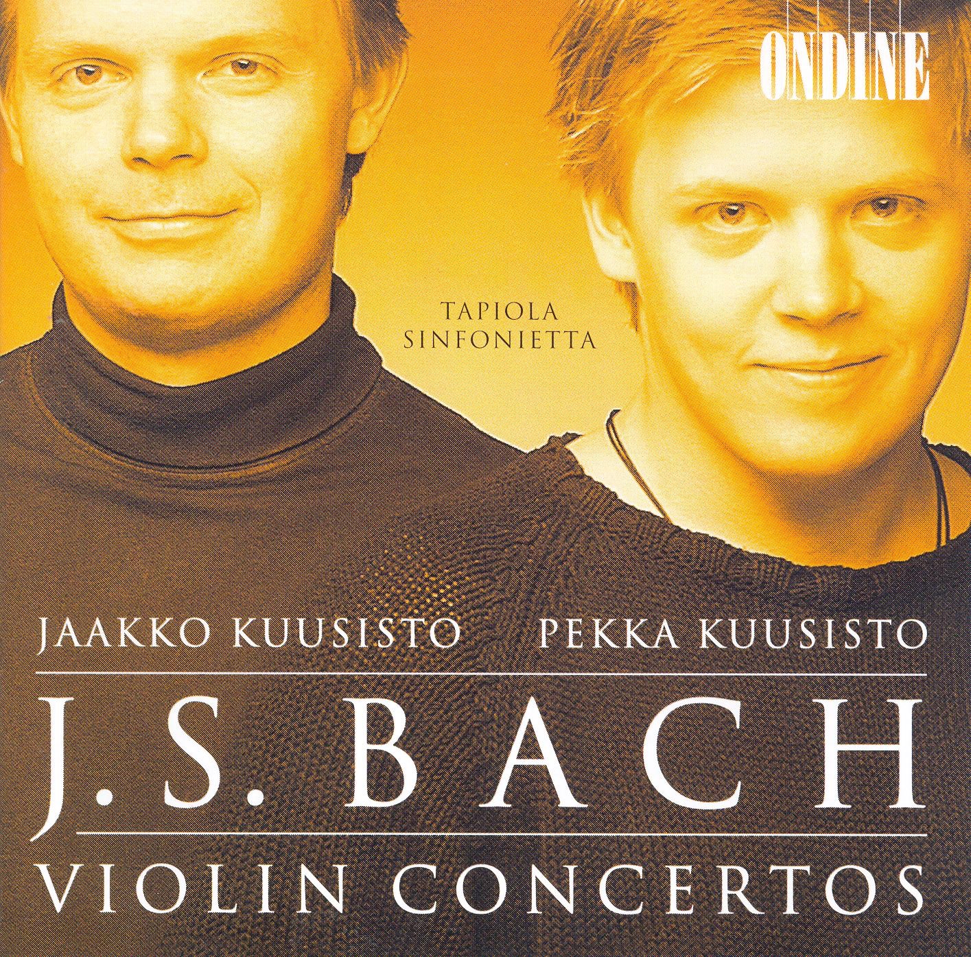 Bach: Violin Concertos by Jaakko Kuusisto, Pekka Kuusisto & Tapiola Sinfonietta album cover