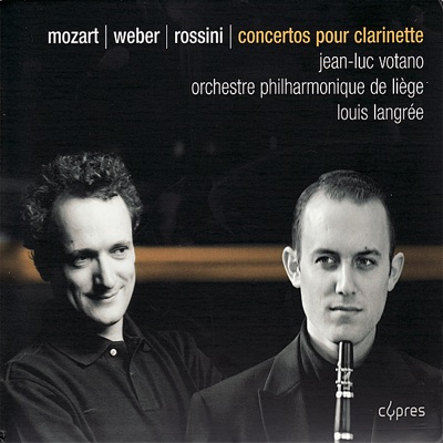 Concertos Pour Clarinette By Mozart, Weber, & Rossini
