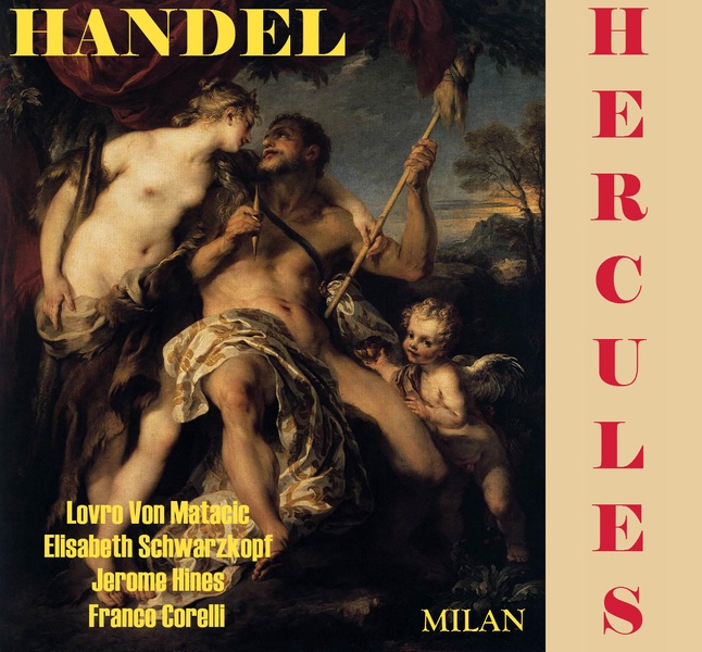 Обложка альбома «Handel ' Hercules'» — Teatro Alla Scala Orchestra, Lovro von Matačić, Elisabeth Schwarzkopf & Jerome Hines