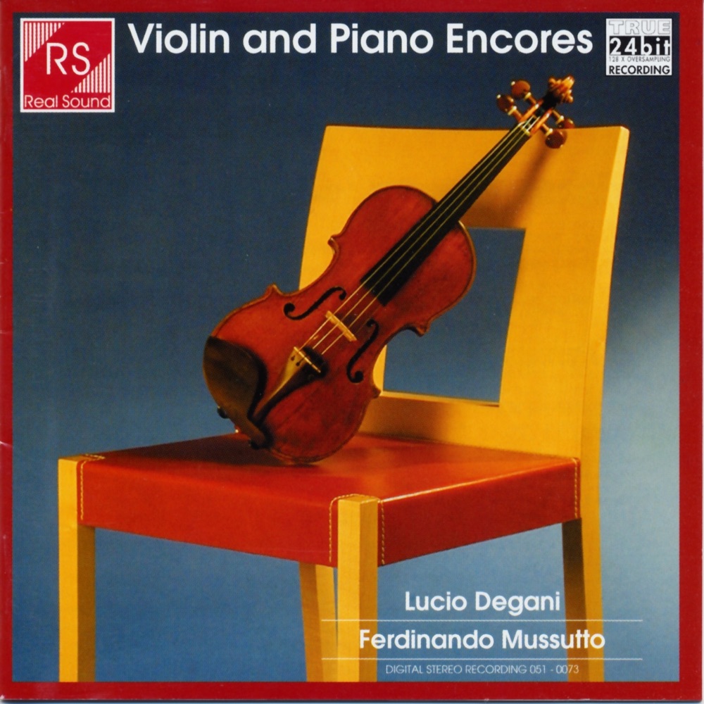 Обложка альбома «Violin and Piano Encores» — Lucio Degani & Ferdinando Mussutto