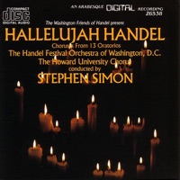 Album cover for Theodora - He Saw the Lovely Youth by Howard University Chorus, Stephen Simon & The Handel Festival Orchestra of Washington, D.C.