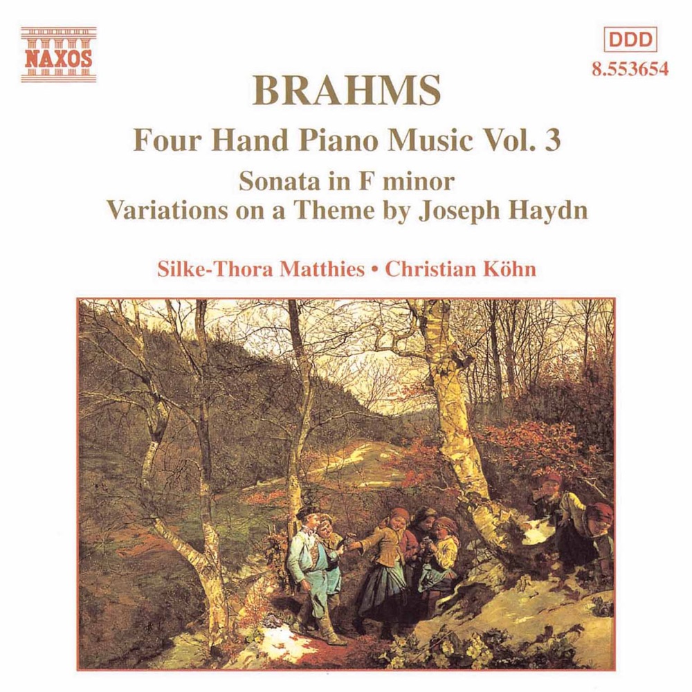 Обложка альбома «Brahms: Four-Hand Piano Music, Vol. 3» — Christian Köhn & Silke-Thora Matthies
