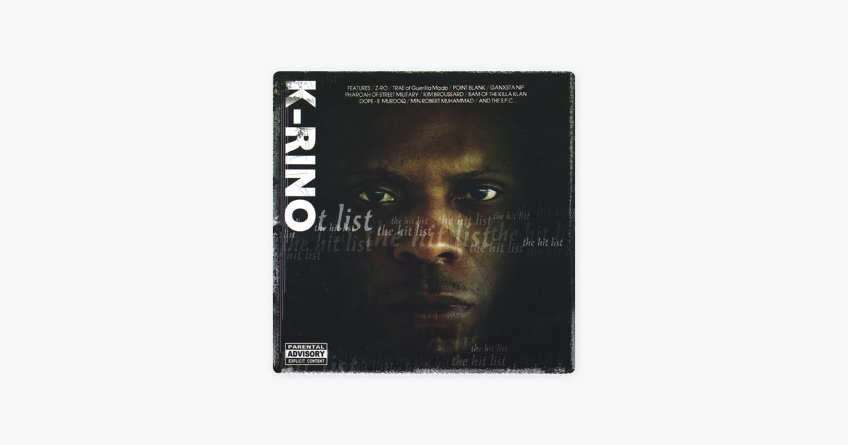‎The Hit List - Album by K-Rino - Apple Music