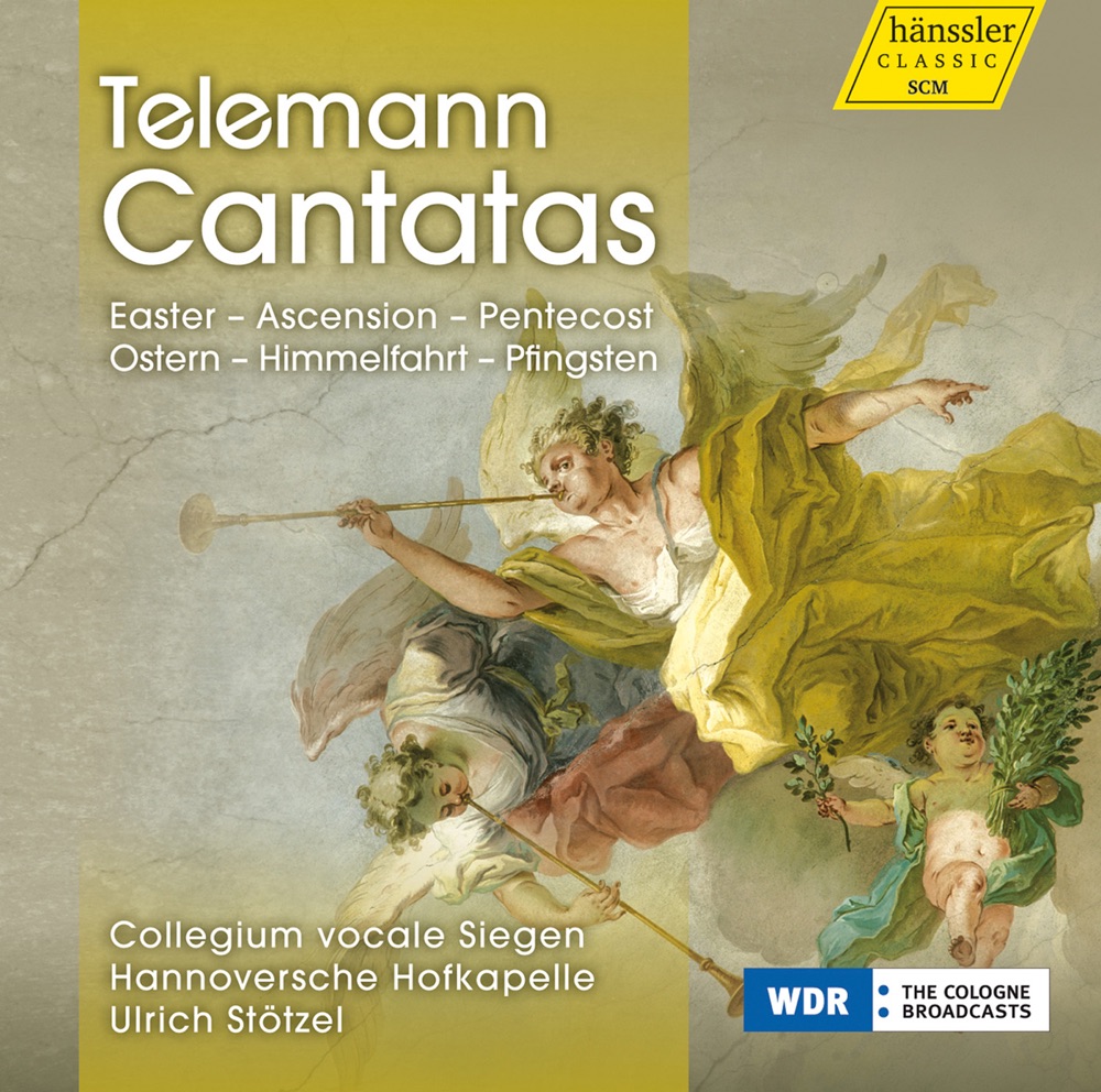 Обложка альбома «Telemann: Cantatas» — Jens Hamann, Georg Poplutz, Stefanie Wüst, Hannoversche Hofkapelle, Angela Froemer, Ulrich Stotzel & Siegen Collegium Vocale