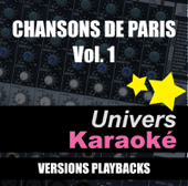 Cover art for Chansons de Paris, Vol. 1 by Univers Karaoké