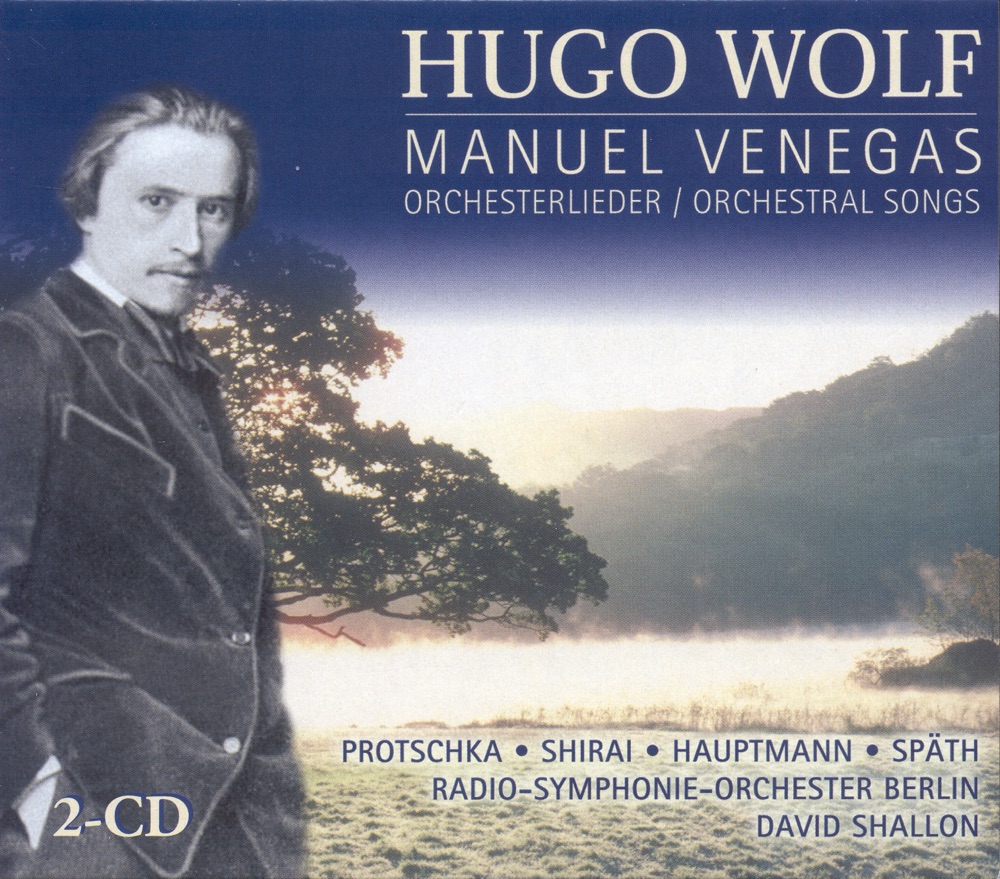 Обложка альбома «Wolf, H.: Orchestral Songs» — Rundfunk-Sinfonieorchester Berlin, David Shallon, Mitsuko Shirai, Josef Protschka, Hartmut Holl, Cornelius Hauptmann, Oliver Widmer, Christoph Spath, Kor-Jan Dusseljee, Wurttemberg Chamber Choir Stuttgart & Dieter Kurz