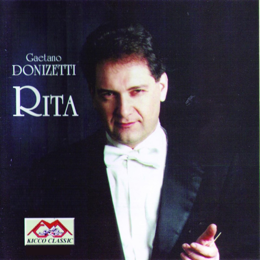Обложка альбома «Donizetti: Rita (Le mari battu)» — Teresa di Bari, Paolo Bordogna & Walter Omaggio
