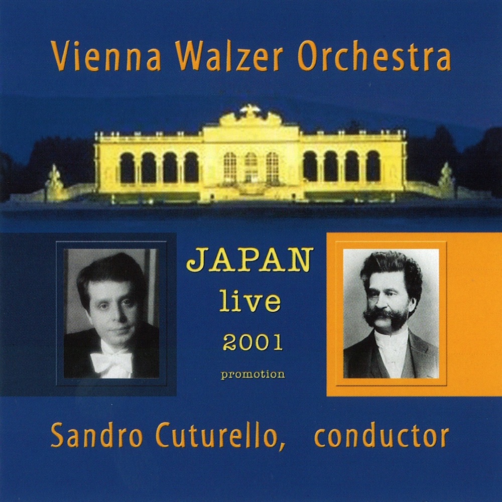 Обложка альбома «Japan Live 2001» — Vienna Walzer Orchestra & Sandro Cuturello
