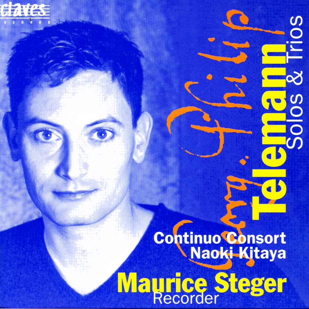 Обложка альбома «Telemann: Solos & Trio Sonatas for Recorder» — Continuo Consort & Maurice Steger