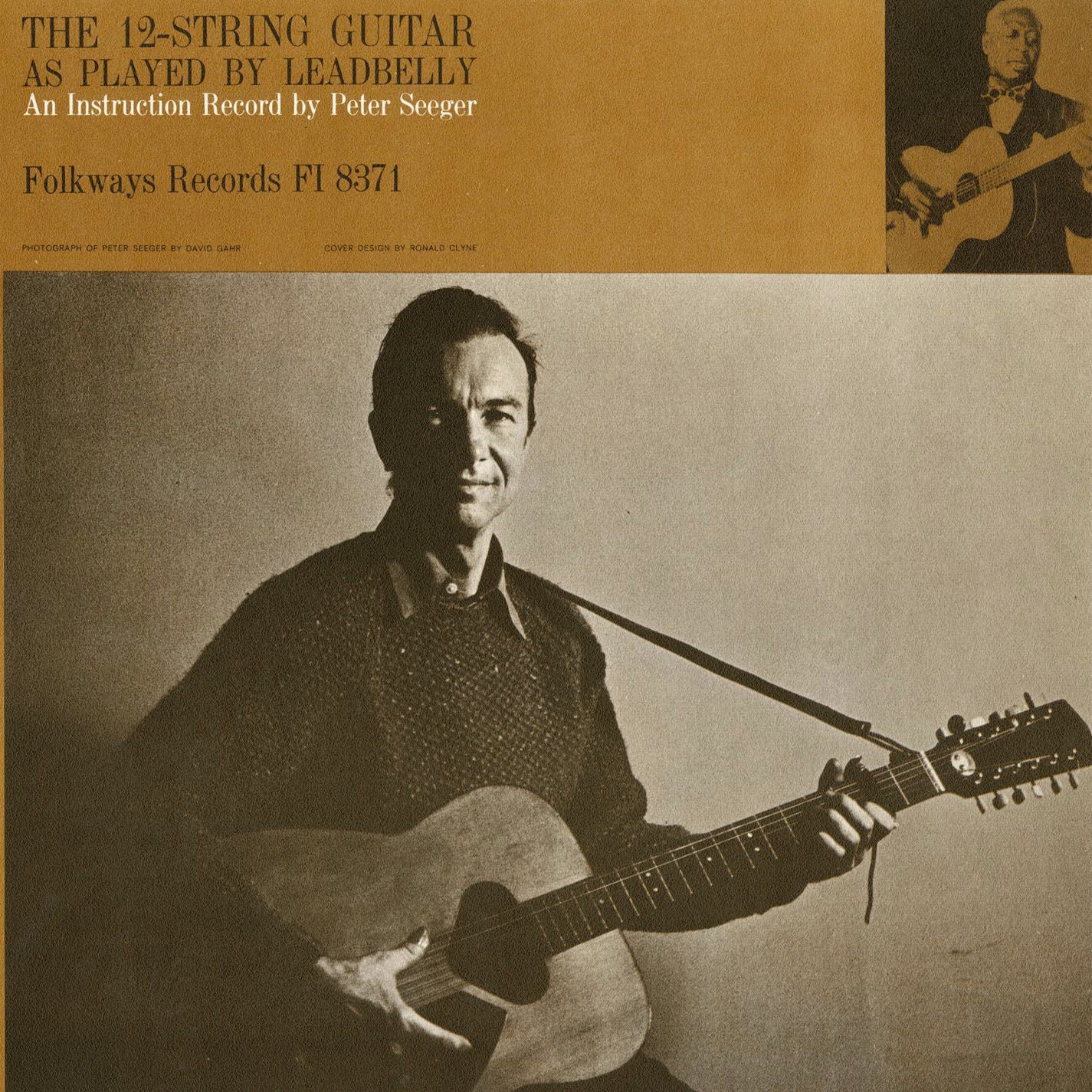 Pete Seeger – The 12-String Guitar As Played By Leadbelly – An Instruction Record Cover