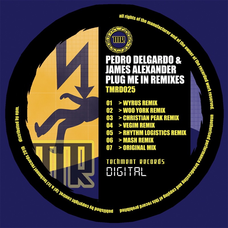Обложка альбома «Plug me In Remixes» — Pedro Delgardo & James Alexander