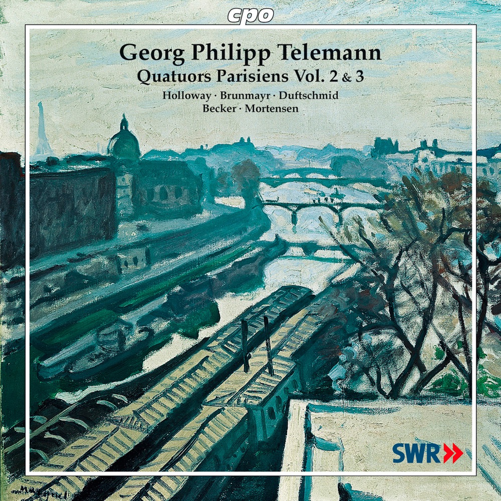 Обложка альбома «Telemann: Quatuors Parisiens, Vols. 2-3» — John Holloway