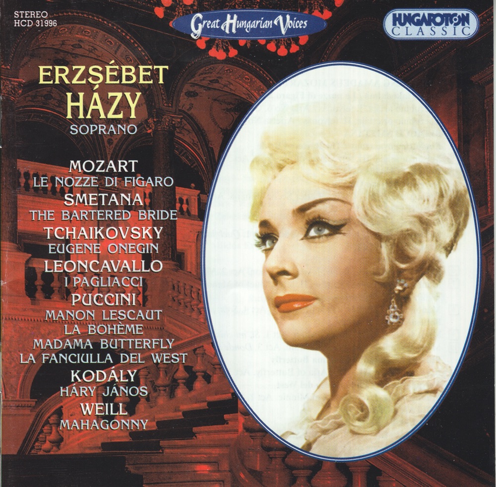 Обложка альбома «Opera Arias» — Erzsébet Házy, György Melis, Budapest Philharmonic Orchestra & Miklós Erdélyi