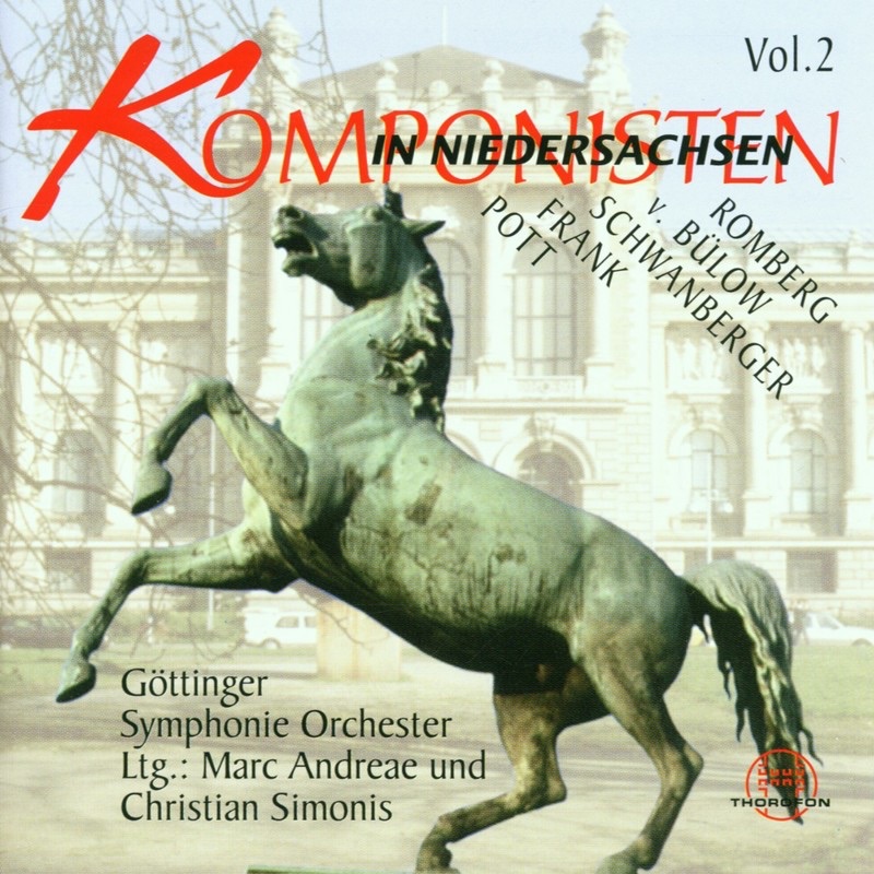 Обложка альбома «Komponisten In Niedersachsen, Vol. 2» — Göttinger Symphonie Orchester, Marc Andreae & Christian Simonis