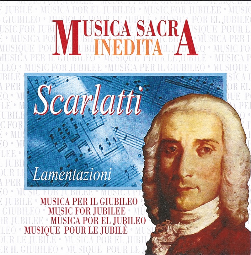 Обложка альбома «Scarlatti, A: Lamentazioni» — Stefano Sabene, Accademia Romana Strumentale & Claudine Ansermet