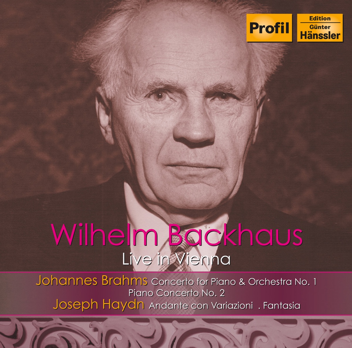 Wilhelm Backhaus Live in Vienna cover art